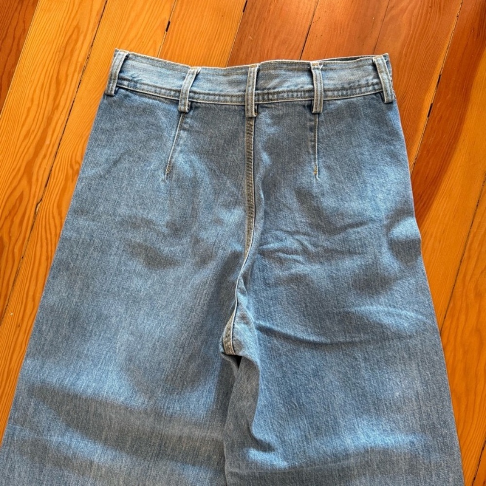 Jesse Kamm Light Blue Denim Sailor Pants - Picture 7 of 11